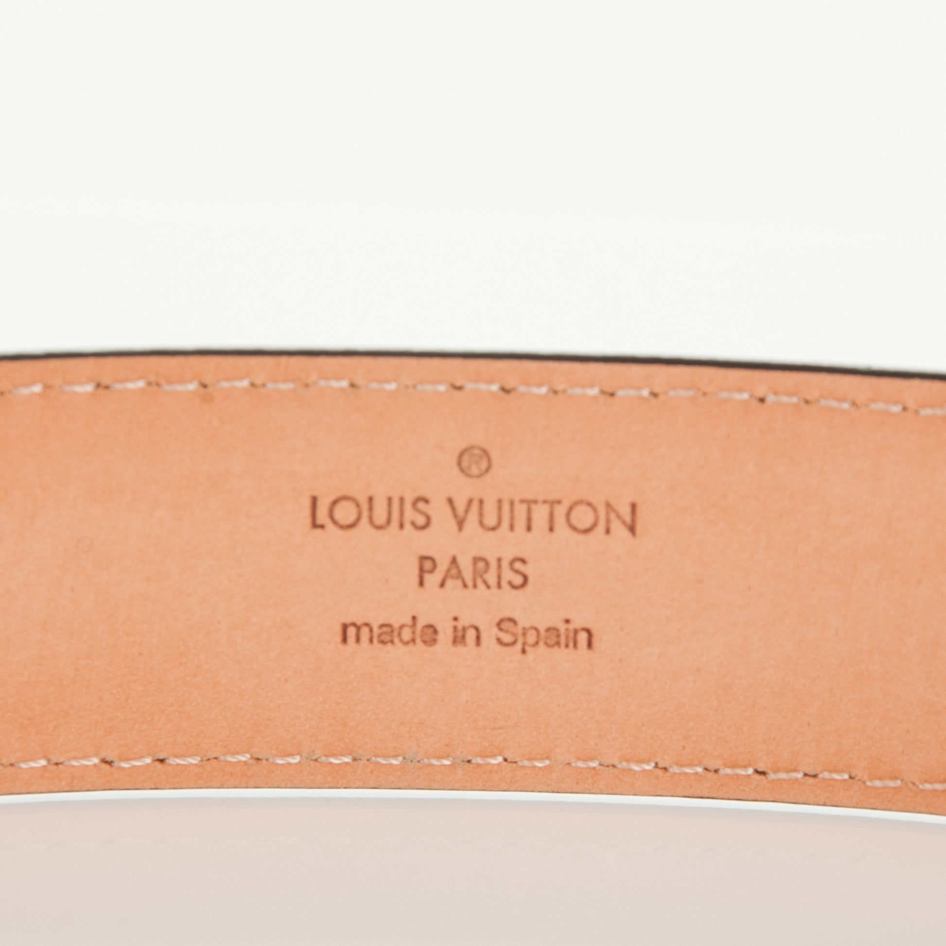Louis Vuitton Damier Ebene Riveted 35mm Belt 90 36 4 of 6
