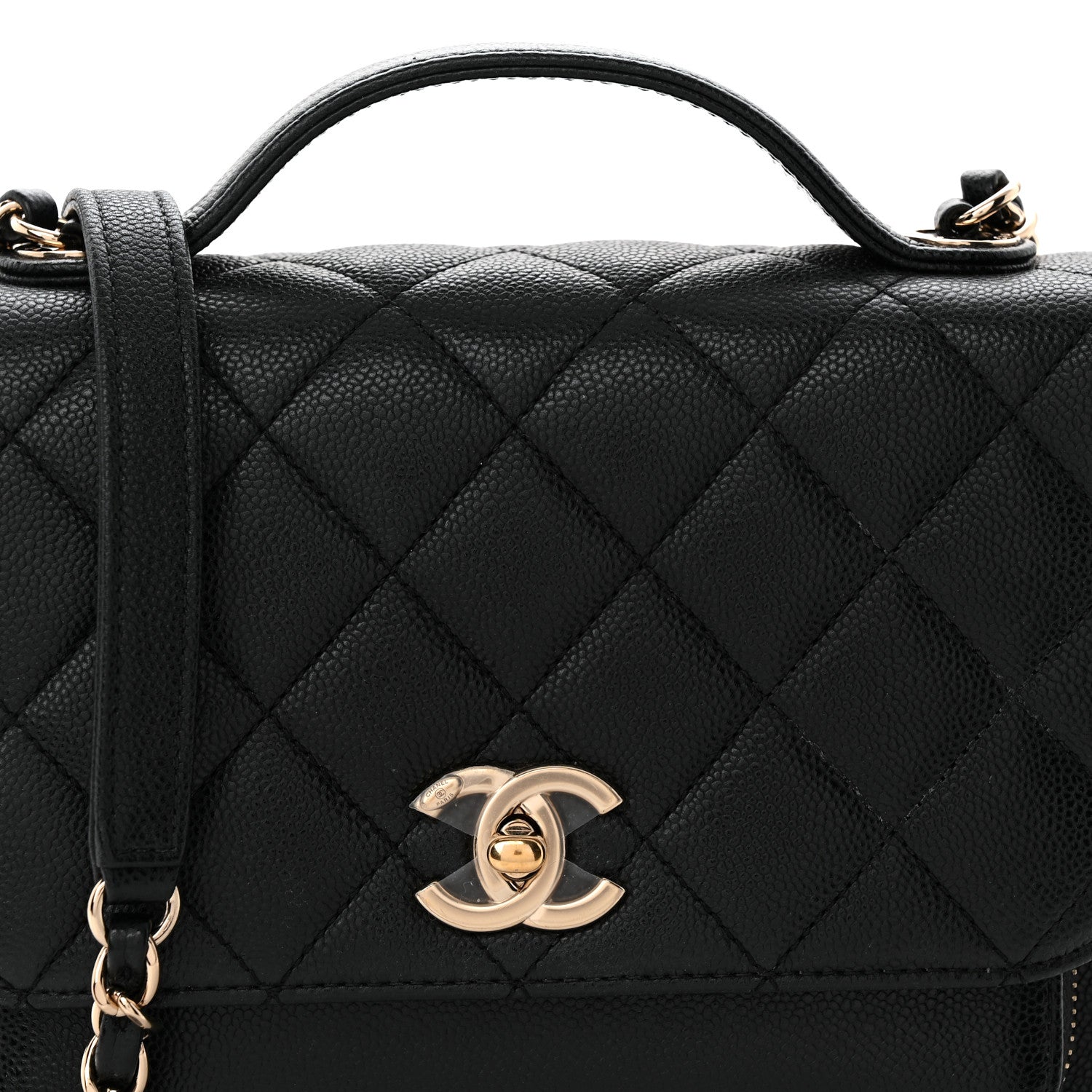 Chanel Caviar Quilted Medium Business Affinity Flap Black 8 of 11
