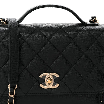 Chanel Caviar Quilted Medium Business Affinity Flap Black 8 of 11