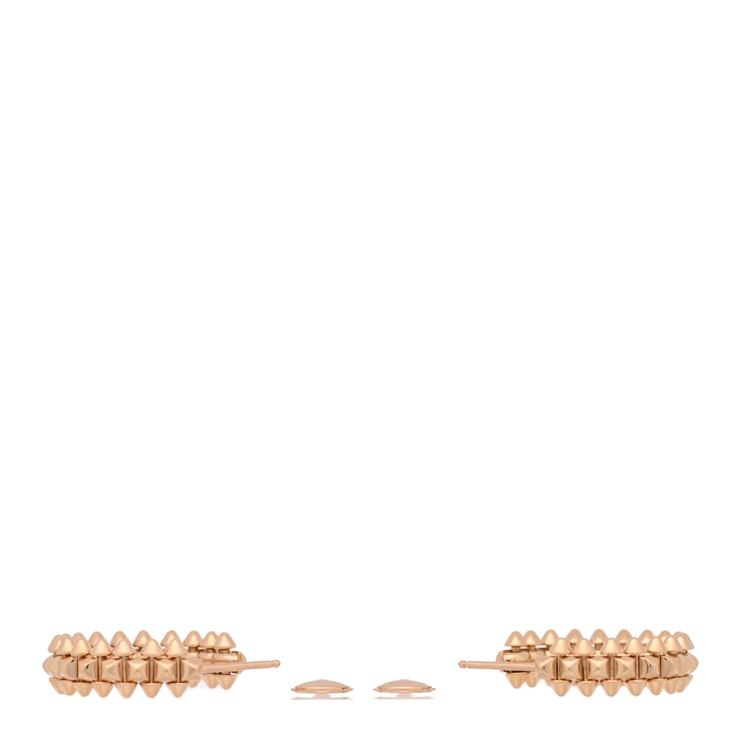 Cartier 18K Pink Gold Small Clash de Cartier Earrings 3 of 5