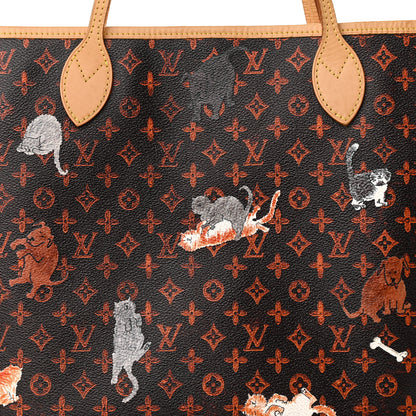 Louis Vuitton Catogram Neverfull MM Marron 9 of 11