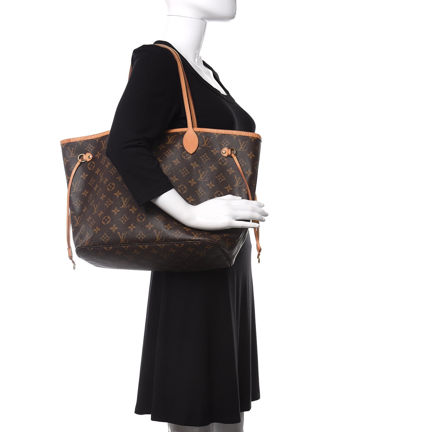 Louis Vuitton Monogram Neo Neverfull MM Fuchsia 2 of 15