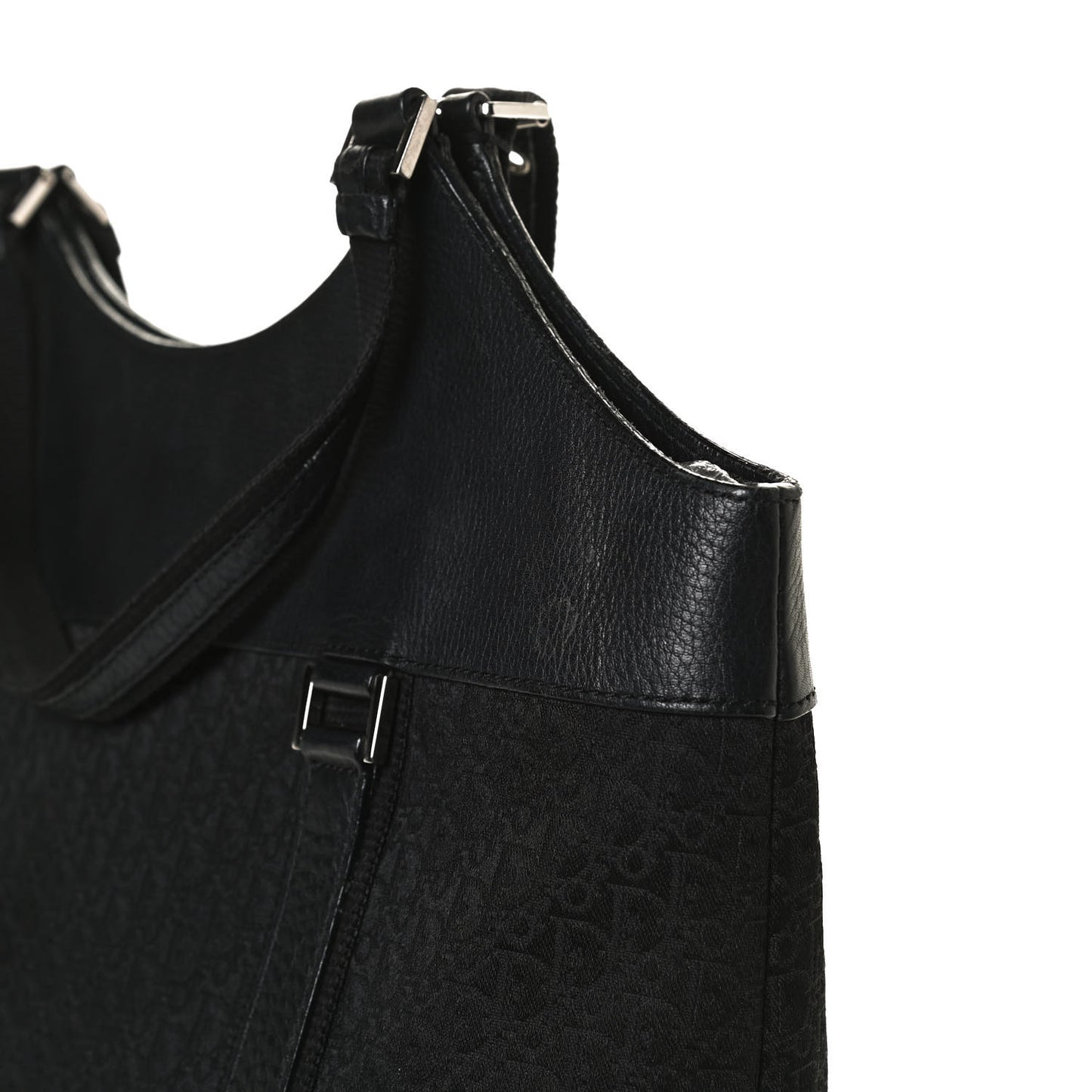 Monogram Vintage Flowers Dome Bag Black