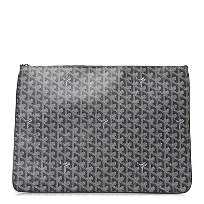 Goyard Goyardine Senat Pochette GM Grey 1 of 10
