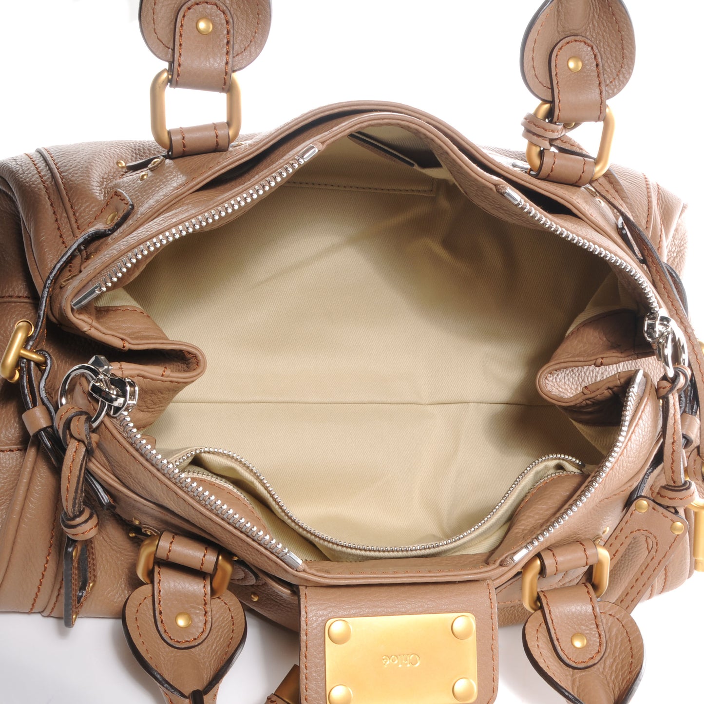 Leather Medium Paddington Nut
