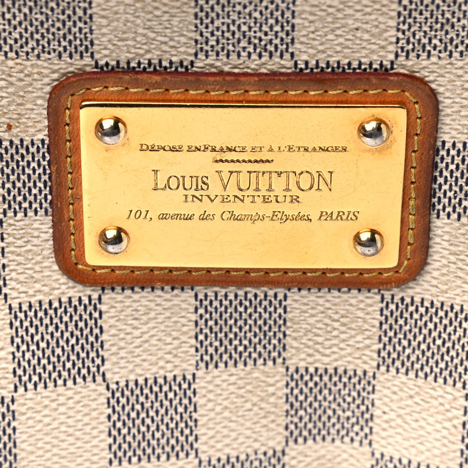 Louis Vuitton Damier Azur Eva Clutch 12 of 13
