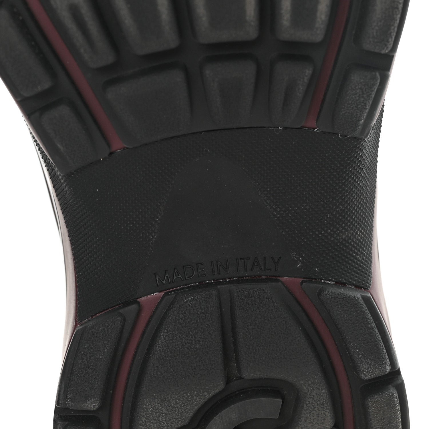 Chanel Fabric Laminated Calfskin Stretch CC Womens Sneakers 37.5 Black Purple Burgundy 7 of 12