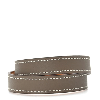 Hermes Swift Kelly Double Tour Bracelet Etoupe 3 of 5