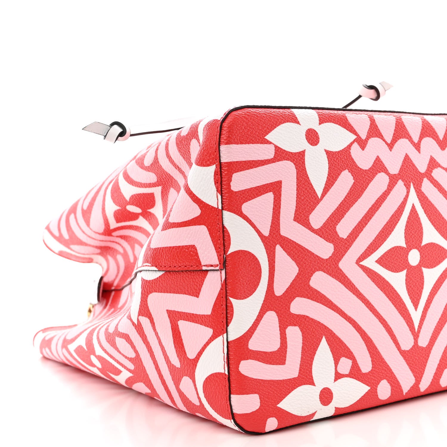 Louis Vuitton Monogram Giant Crafty NeoNoe MM Rouge Rose Creme 8 of 9