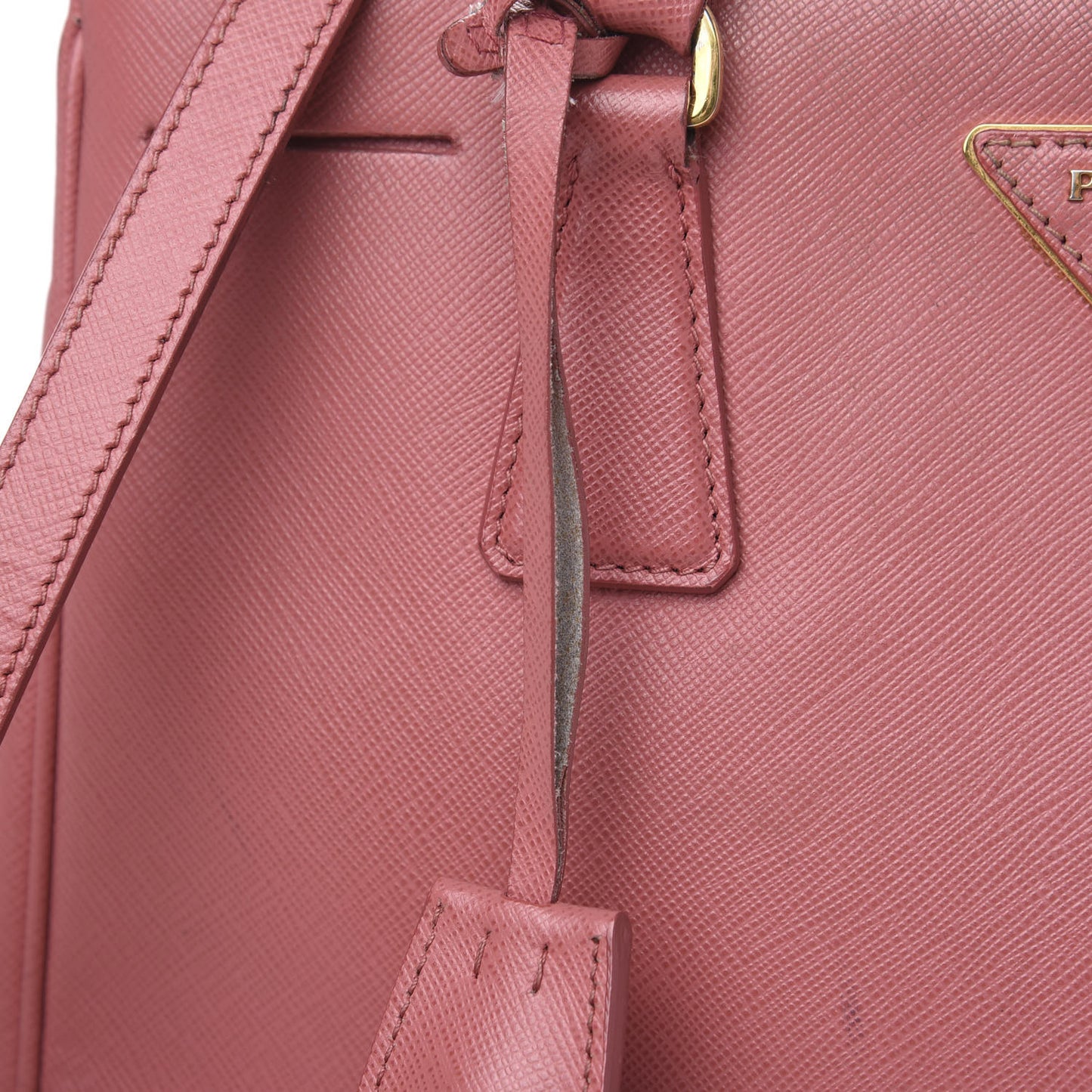 Saffiano Small Galleria Double Zip Tote Petalo