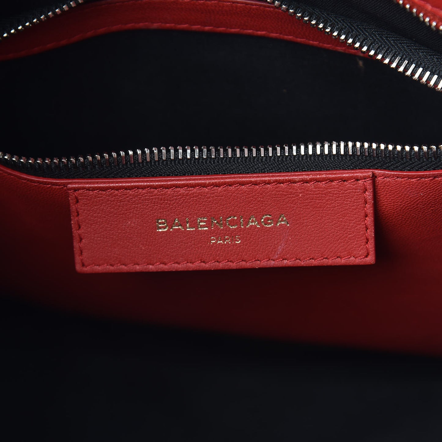 Agneau Small Bazar Shopper Tote Rouge Groseille