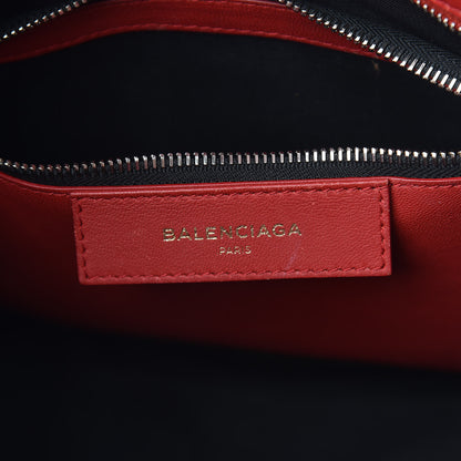 Balenciaga Agneau Small Bazar Shopper Tote Rouge Groseille 6 of 16