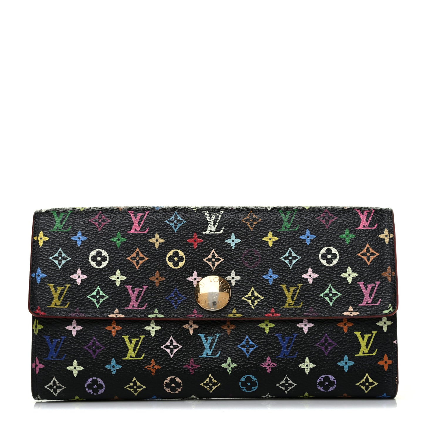 Monogram Multicolor Sarah Wallet Black