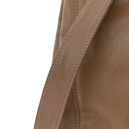 Chanel Calfskin Cerf Executive Shopper Tote Light Brown 14 of 19