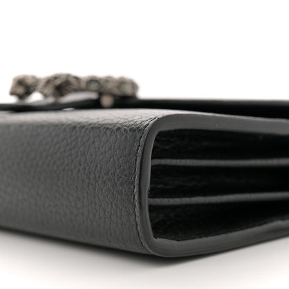 Gucci Calfskin Mini Dionysus Chain Wallet Black 10 of 11