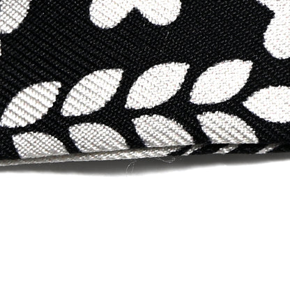 Chanel Silk CC Slim Bandeau Scarf Black Ecru 6 of 10