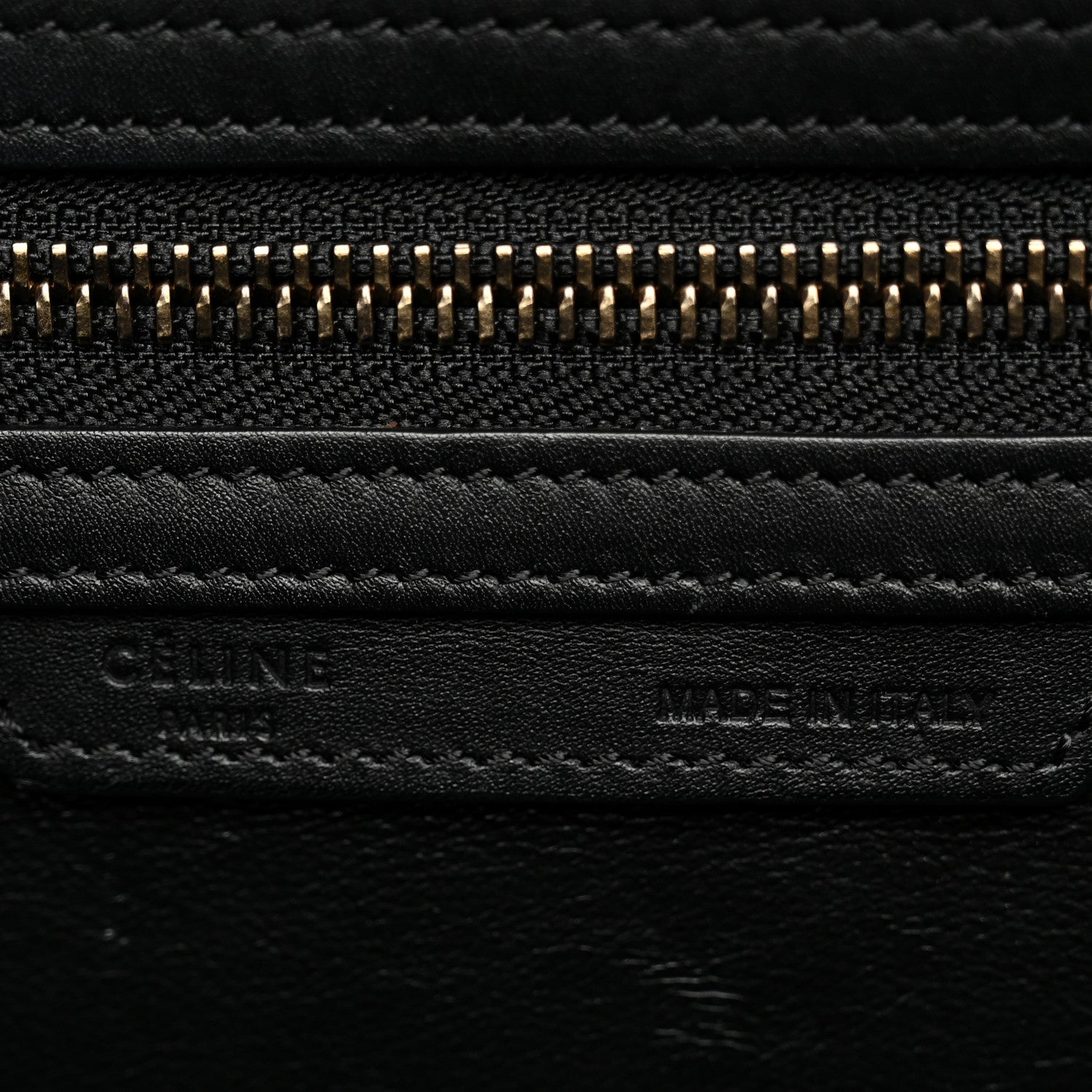 Celine Smooth Calfskin Micro Luggage Black 6 of 12