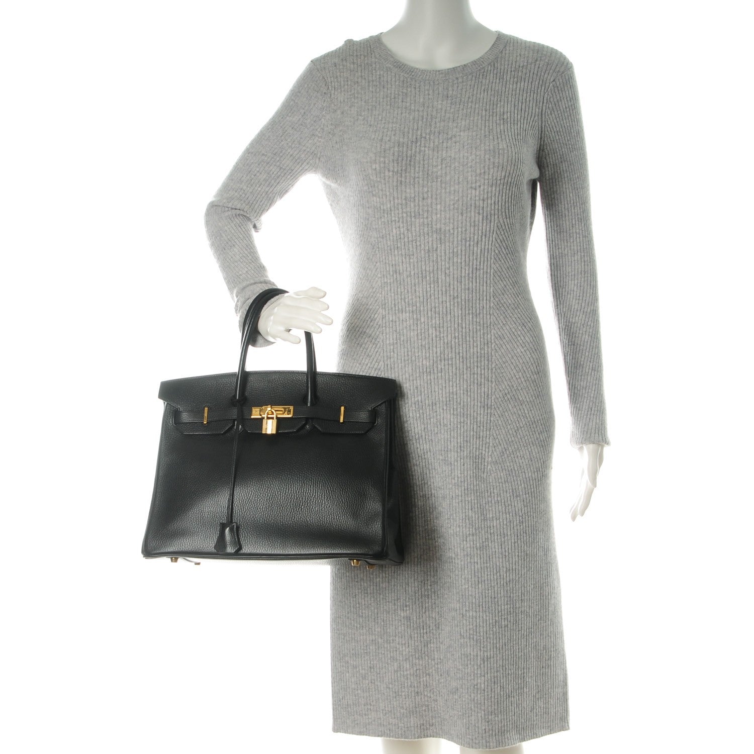 Hermes Ardennes Birkin 35 Black 2 of 24