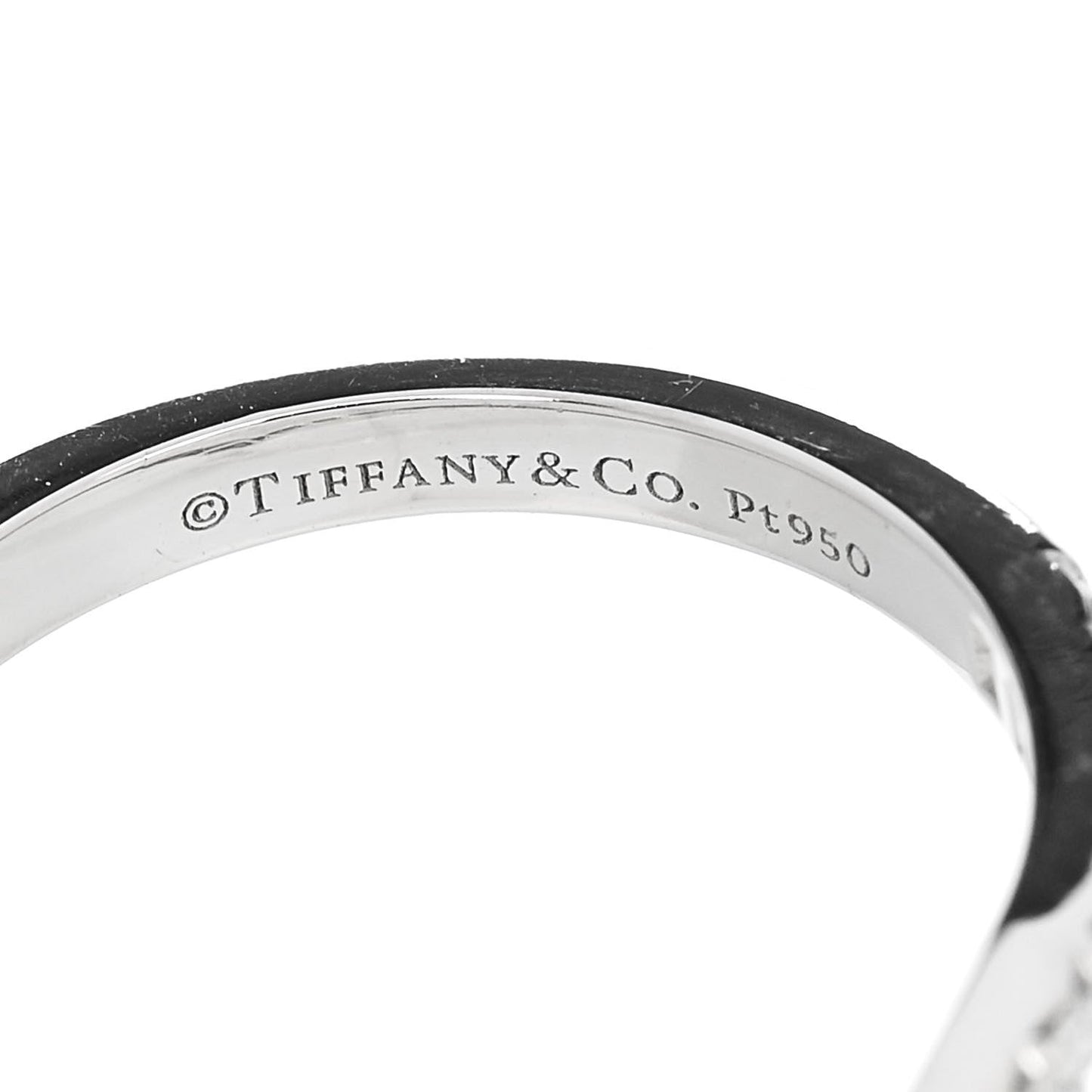 Platinum Diamond Soleste V Band Ring 46 3.75