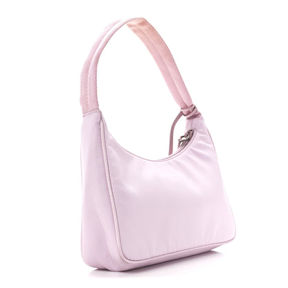 Prada Tessuto Nylon Mini Re-Edition 2000 Bag Alabastro 3 of 11
