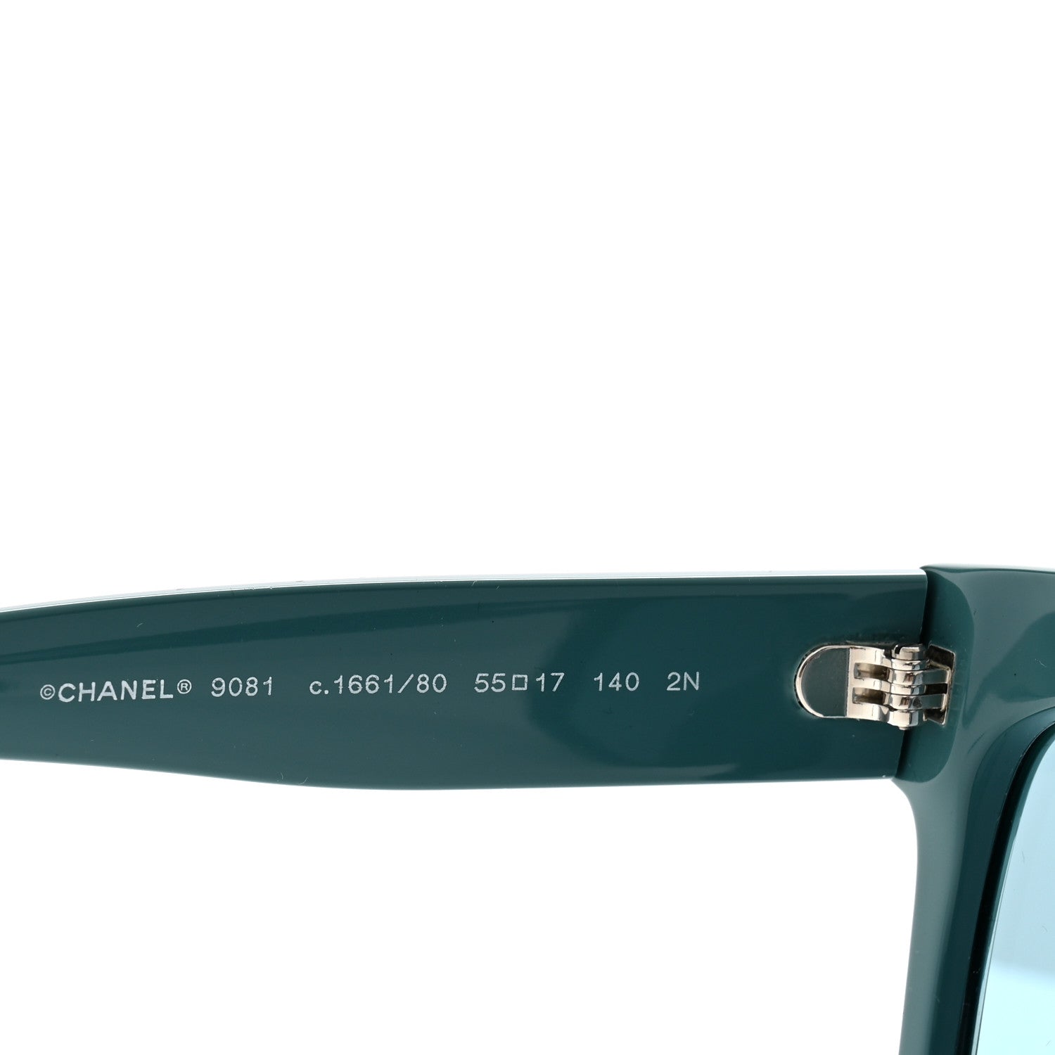 Chanel Acetate CC Sunglasses 9081 Blue Black 5 of 8
