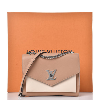 Louis Vuitton Soft Calfskin Mylockme Chain Bag BB Papyrus Creme 8 of 8