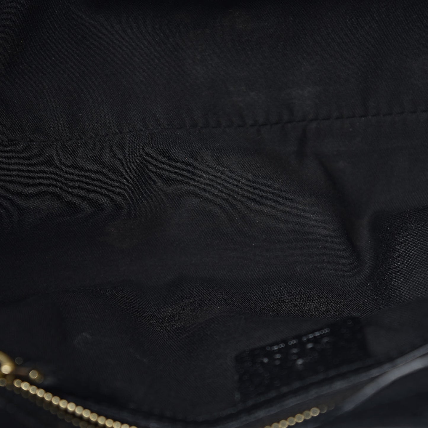 Monogram Calfskin Large Bardot Tote Black
