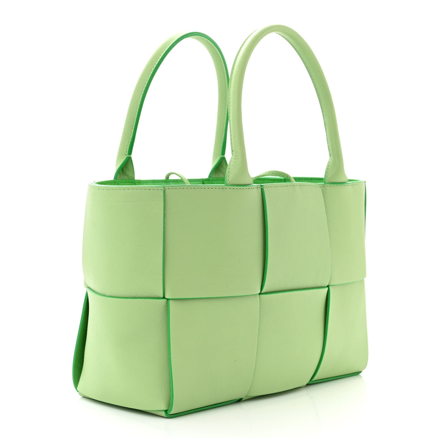 Bottega Veneta Nappa Maxi Intrecciato Arco Tote Pistachio Parakeet 4 of 10