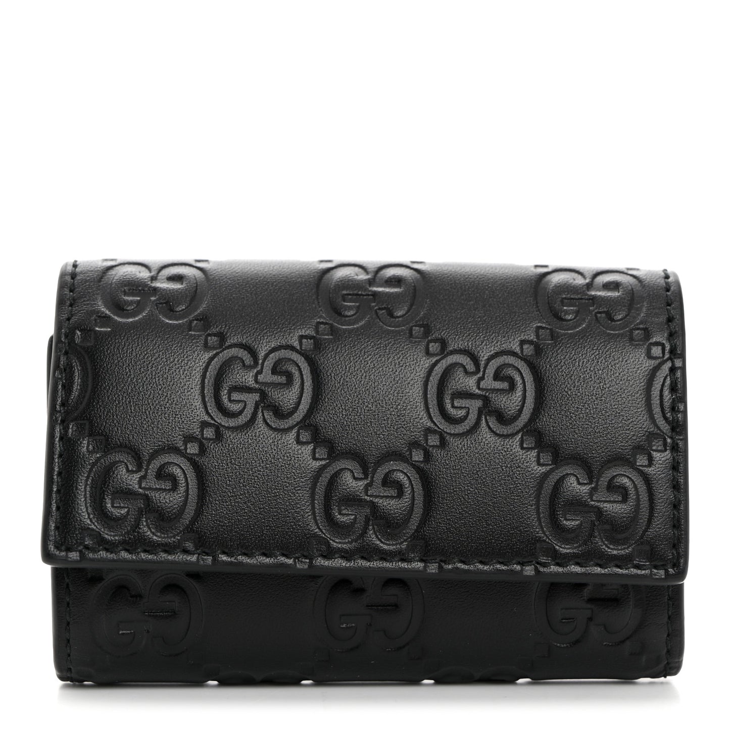 Microguccissima 6 Key Holder Case Black