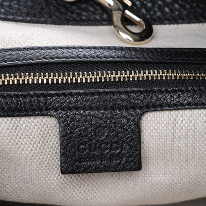 Gucci Pebbled Calfskin Medium Soho Chain Shoulder Bag Black 6 of 7