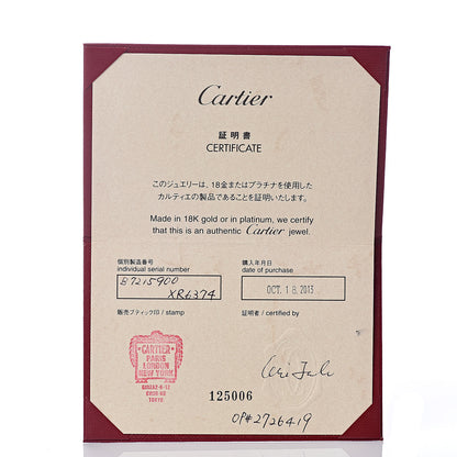 Cartier 18K White Gold Diamond SM D'Amour Pendant Necklace 6 of 6