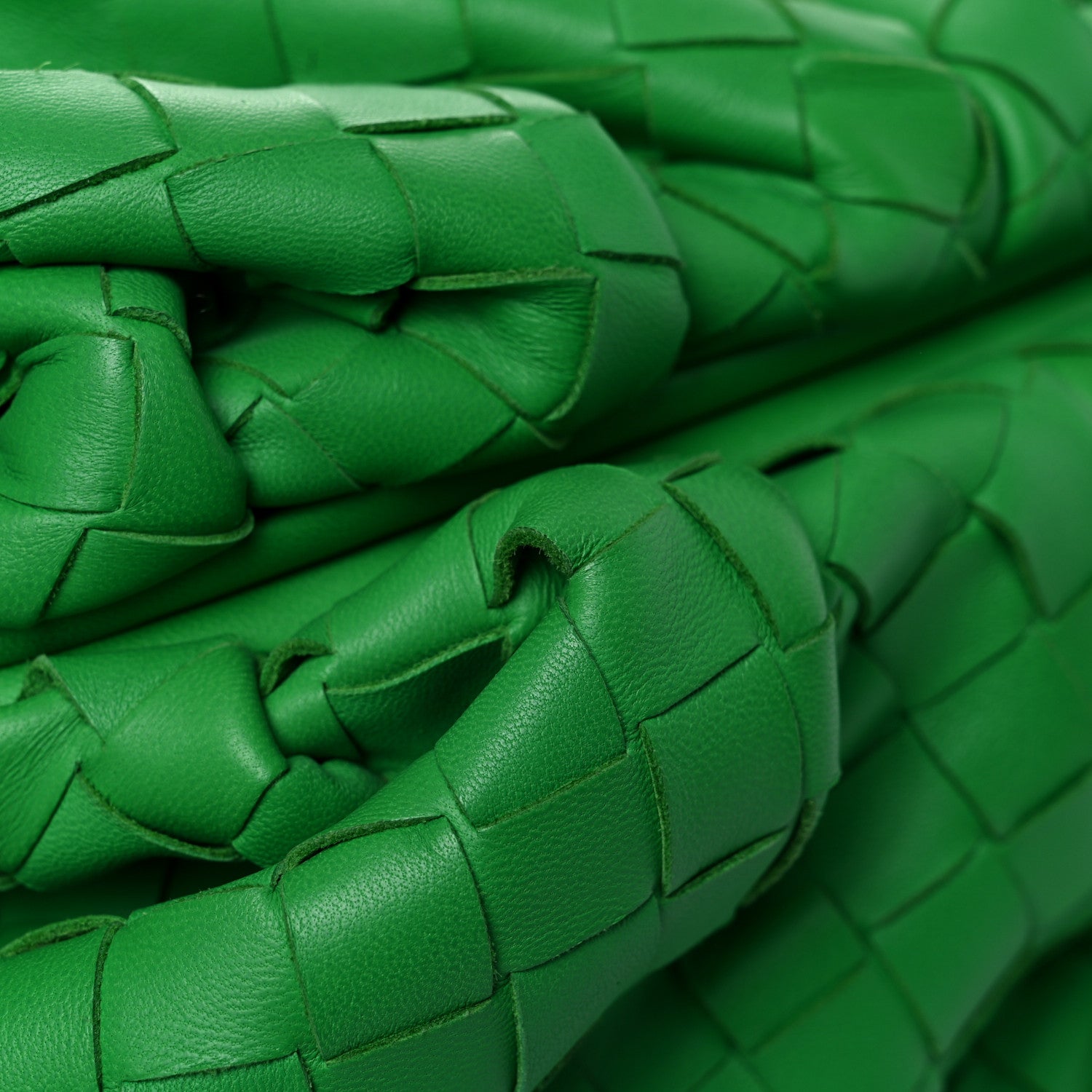 Bottega Veneta Nappa Maxi Intrecciato The Pouch Oversized Clutch Racing Green 11 of 11