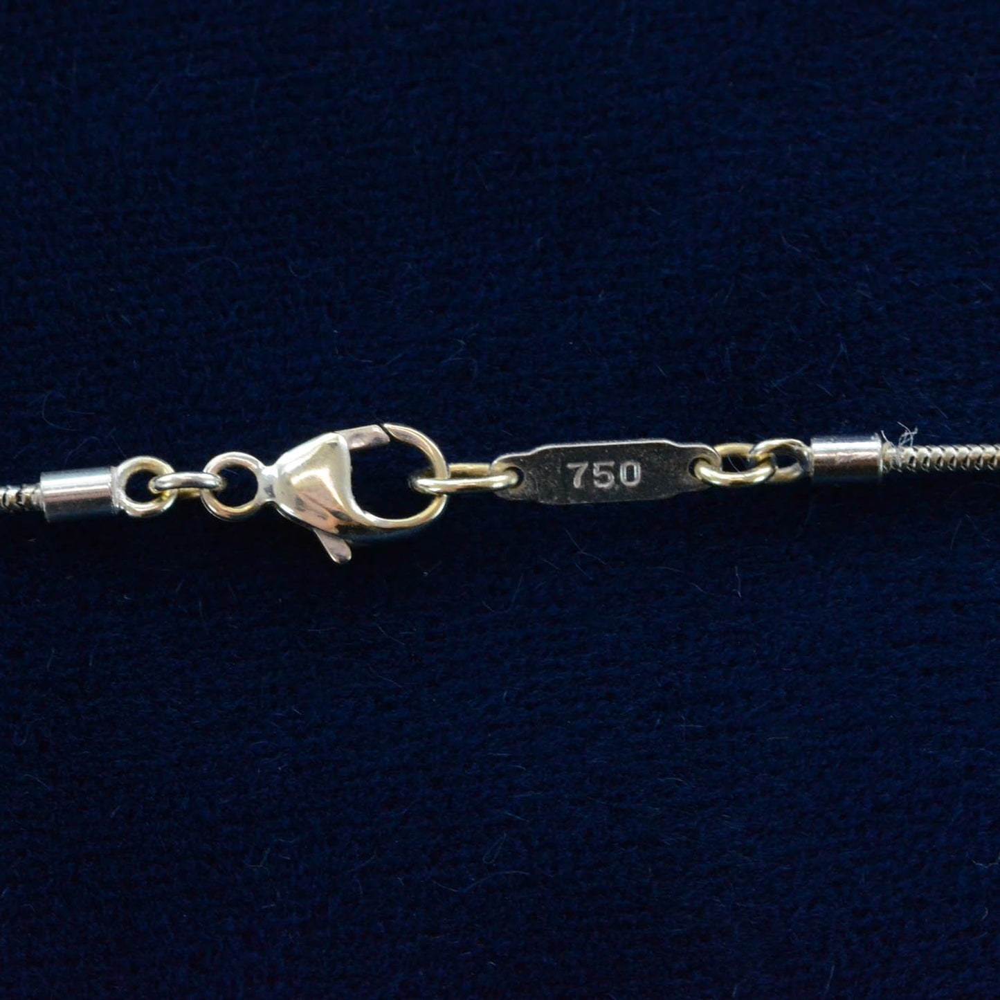 18k Diamond Bead Necklace