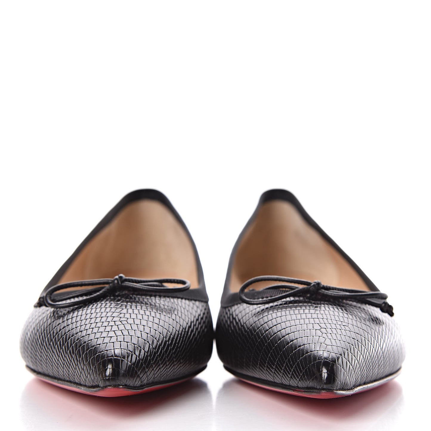 Nappa Spiked Hall Flats 36.5 Black