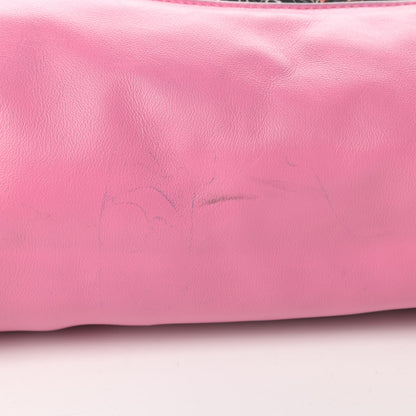 Chanel Calfskin Canvas Printed Medium 31 Shopping Bag Pink 13 of 16