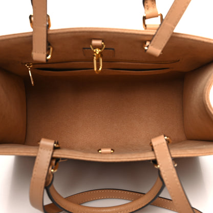 Louis Vuitton Empreinte Monogram Giant Onthego MM Arizona Creme 4 of 10