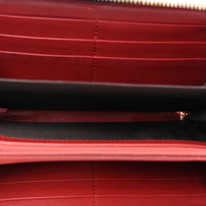 Gucci Patent Microguccissima Zip Around Wallet Rose Bed 5 of 7