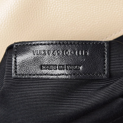 Saint Laurent Grain De Poudre Matelasse Chevron Large Monogram Satchel Nude Powder 9 of 18
