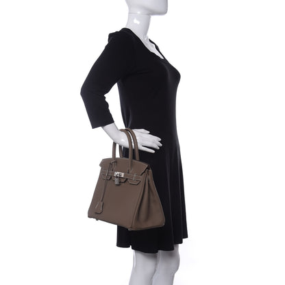 Hermes Togo Birkin 30 Etoupe 2 of 11