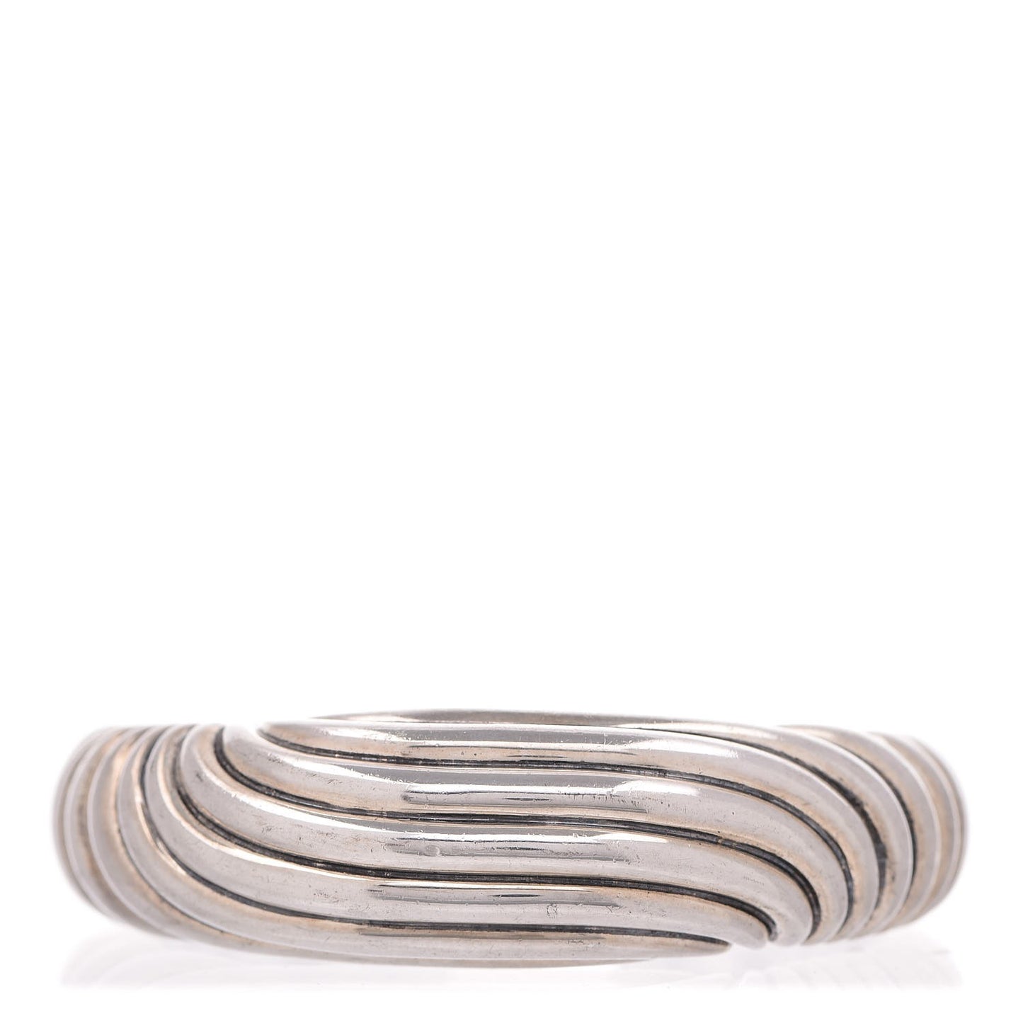 Sterling Silver 20mm Sculpted Cable Cuff