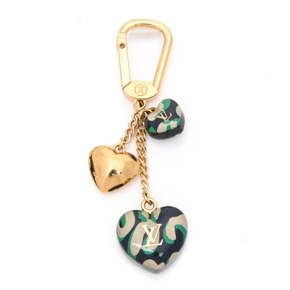 Louis Vuitton Resin Leopard Key Holder Blue Infini 3 of 4