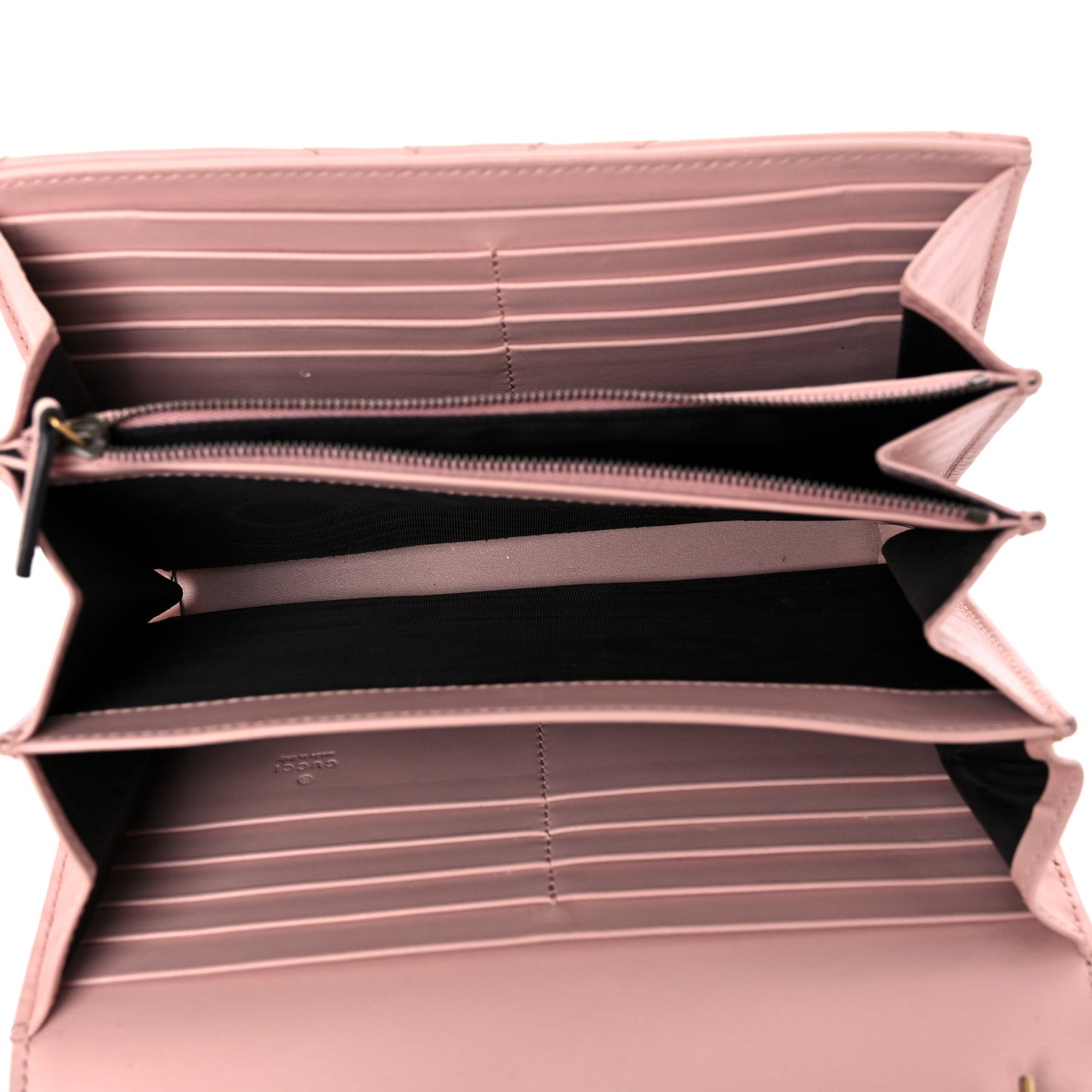 Calfskin Matelasse GG Marmont Chain Wallet Perfect Pink