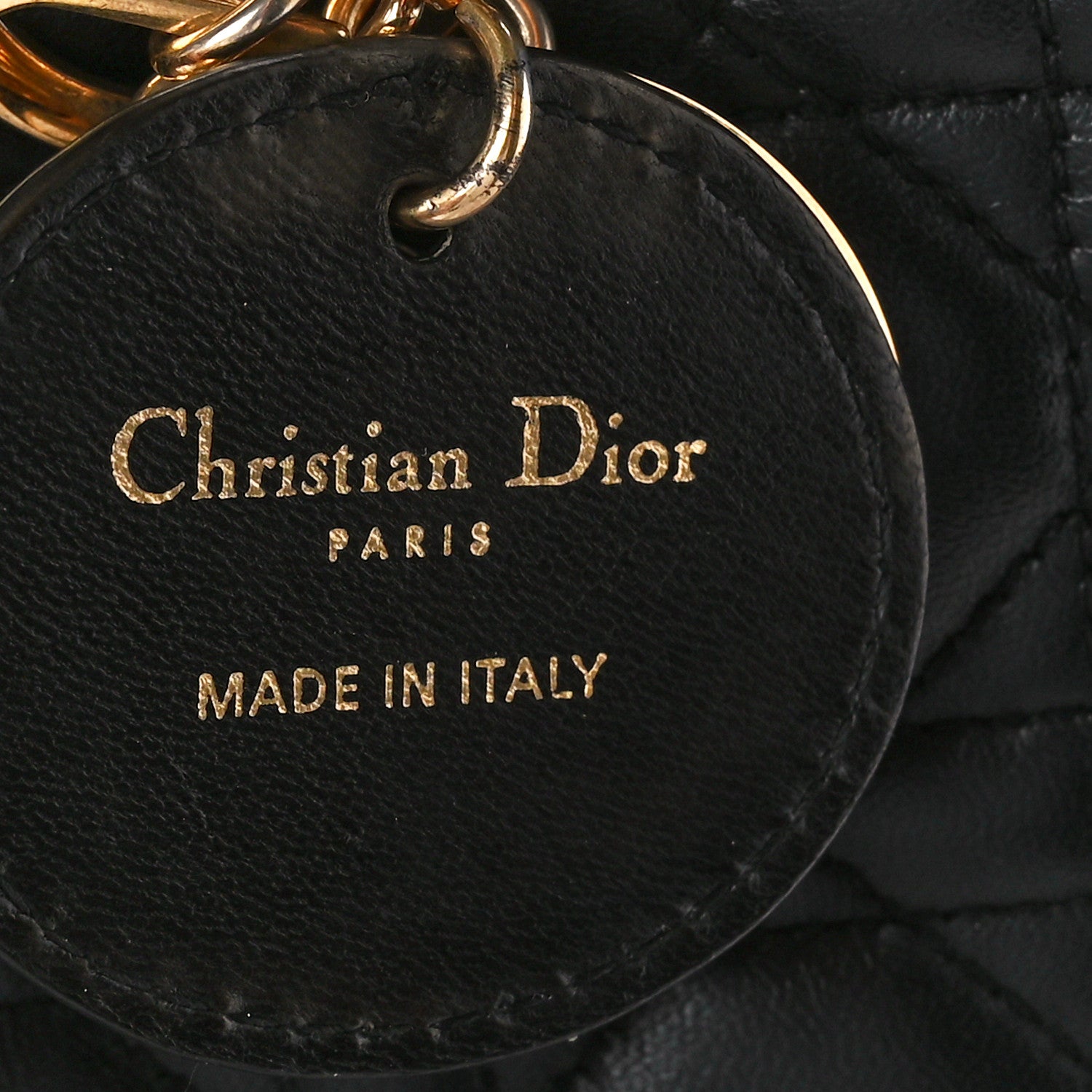 Christian Dior Lambskin Cannage Large Lady Dior Black 13 of 13