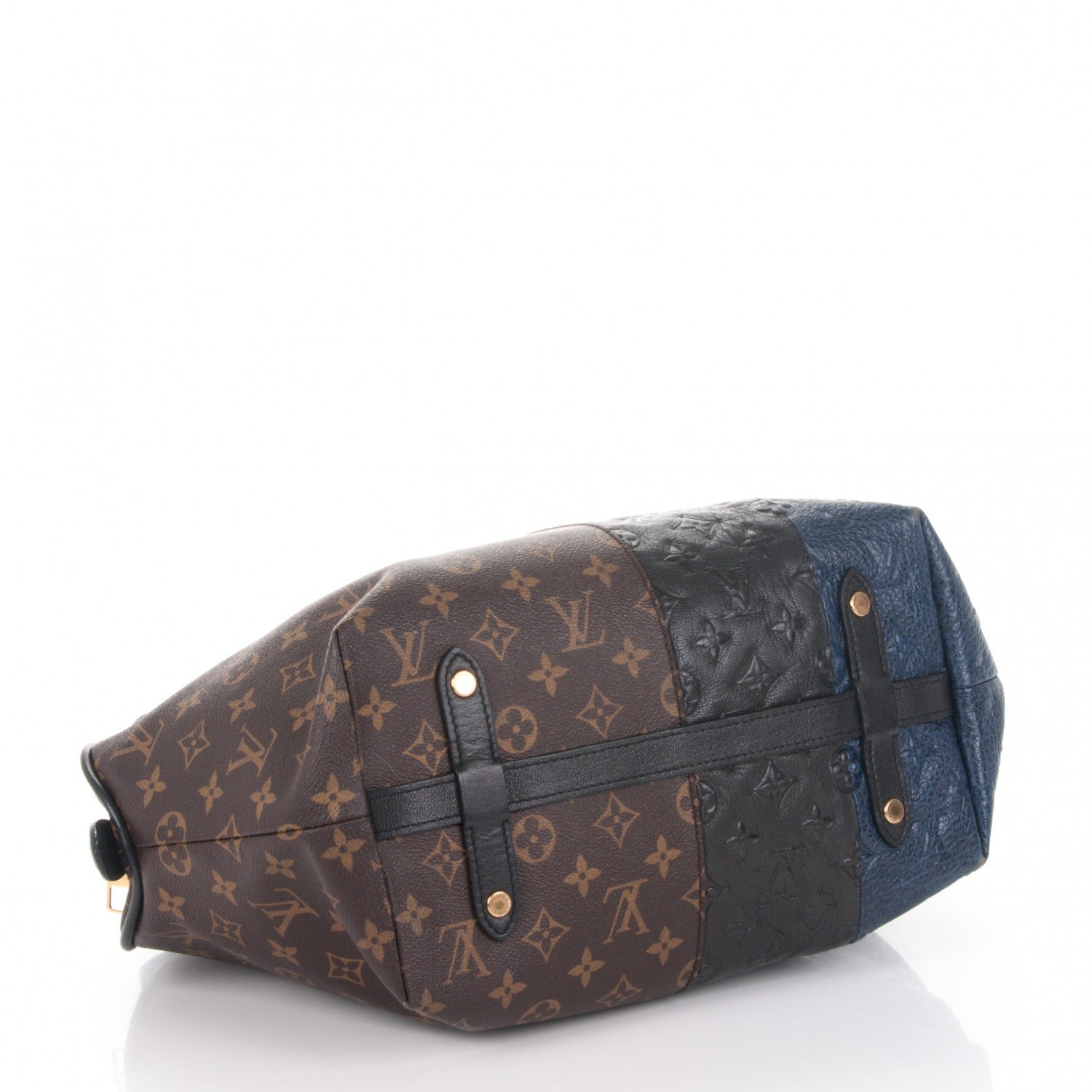 Louis Vuitton Monogram Stripes Medium Bag Marine 4 of 7