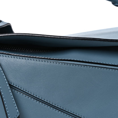 Loewe Calfskin Small Puzzle Bag Stone Blue 8 of 10