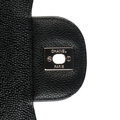 Chanel Caviar Quilted Jumbo Double Flap Black 7 of 8