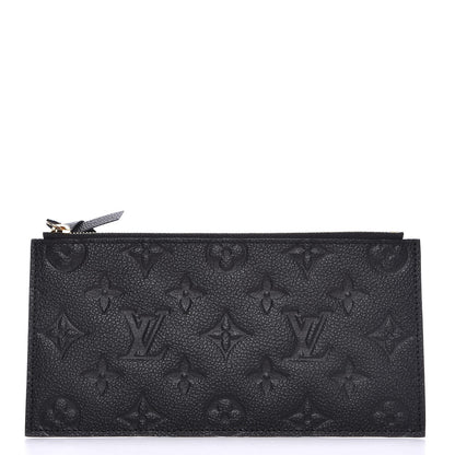 Louis Vuitton Empreinte Felicie Chain Wallet Zippered Insert Black 1 of 6
