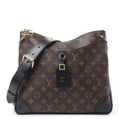 Louis Vuitton Monogram Odeon MM Black 1 of 10
