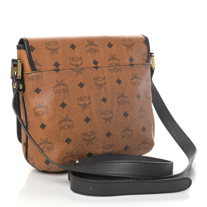 MCM Visetos Crossbody Flap Messenger Cognac 2 of 6