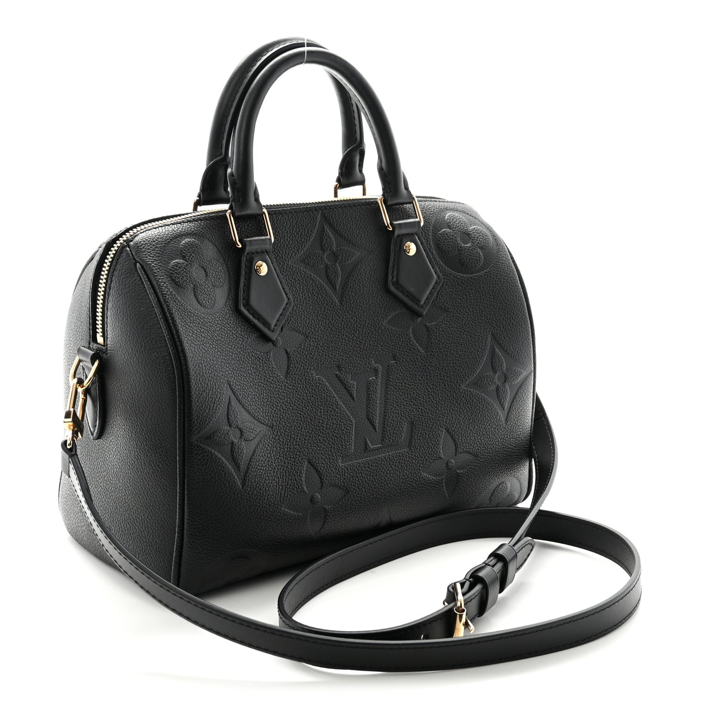 Empreinte Monogram Giant Speedy Bandouliere 25 Black